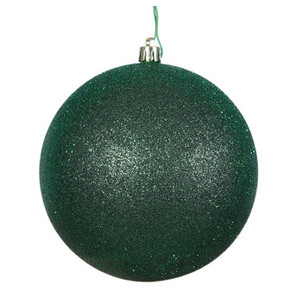 Vickerman N590624DG - Emerald Ball Ornament
