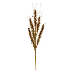 QG224208 Vickerman - 30" Artificial Gold Wheat Glitter Spray - 6 Pack