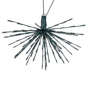 X21G161 Vickerman - 24 Inch Outdoor Warm White LED Starburst Christmas Light - Green Frame
