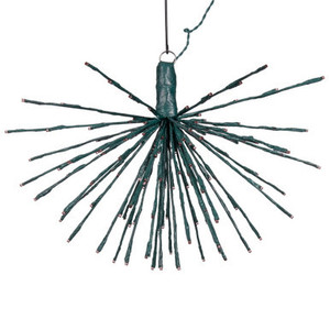 X21G166 Vickerman - 24 Inch Outdoor Purple LED Starburst Christmas Light - Green Frame