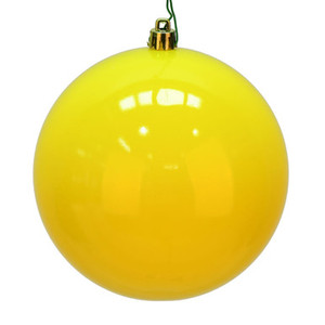 Vickerman N592078DSV - Yellow Ball Ornament
