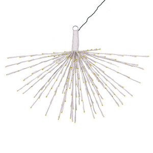 X21W247 Vickerman - 32 Inch Outdoor Yellow LED Starburst Christmas Light - White Frame