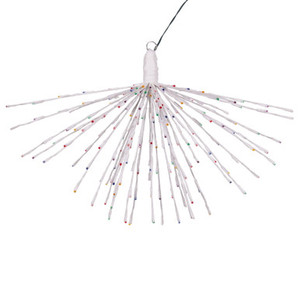 Vickerman 240Lt x 32" White Starburst Multi-Colored 5mm LED Lights