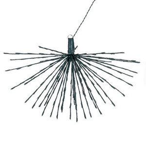 X21G241 Vickerman - 32 Inch Outdoor Warm White LED Starburst Christmas Light - Green Frame