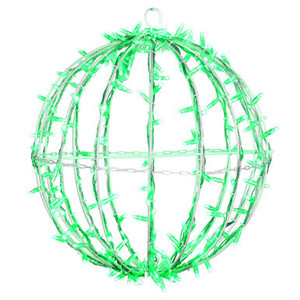 X20LED04T Vickerman - 20 Inch Outdoor Green LED Christmas Light Sphere