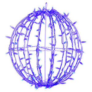 X20LED02 Vickerman - 20 Inch Outdoor Blue LED Christmas Light Sphere