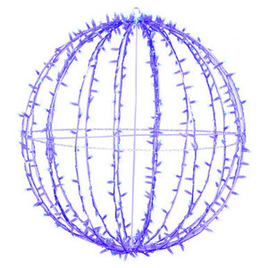 X40LED02T Vickerman - 40 Inch Outdoor Blue LED Christmas Light Sphere