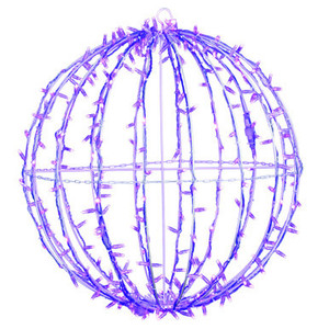 X30LED06 Vickerman - 30 Inch Outdoor Purple LED Christmas Light Sphere