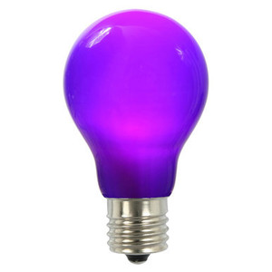 XA19C06 Vickerman - Purple LED A19 Christmas Bulbs - E26 Base