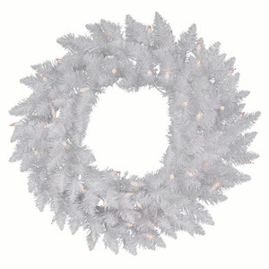Vickerman A104261LED 60" Sparkle White Wreath LED 400WW