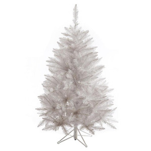 Vickerman A104145 4.5' x 36" Sparkle White Spruce 421Tips
