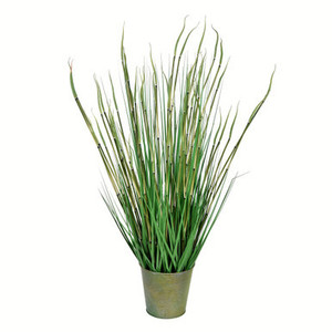 Vickerman 34" Artificial Potted Green Reed Grass
