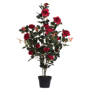 TA181803 Vickerman - 45 in Red Rose Artificial Bush