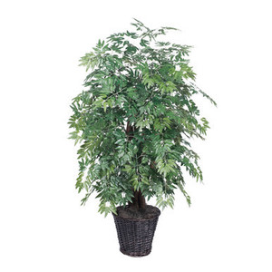 TXX0640 Vickerman - 4 ft Dark Green Ming Aralia Artificial Bush
