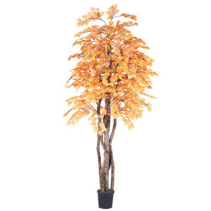 TEX2260-07 Vickerman - 6 ft Artificial Golden Aspen Executive Tree - Black Pot
