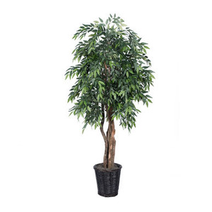 Vickerman 6' Artificial Green Smilax Executive Rattan Basket