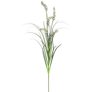 Vickerman 43" PVC Artificial Green Sheep's Grass and Plastic Spray