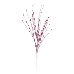QG221979 Vickerman - 36" Pink Berry Glitter Spray - 6 Pack