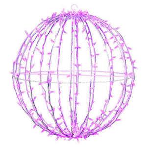 X30LED09T Vickerman - 30 Inch Outdoor Pink LED Christmas Light Sphere