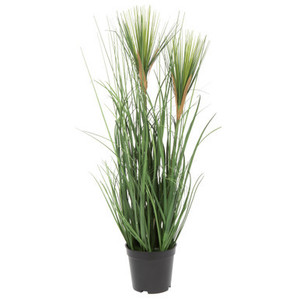 Vickerman 24" Artificial Potted Green Grass