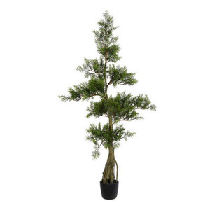 Vickerman TB180148 4ft Artificial Cedar Tree in Pot