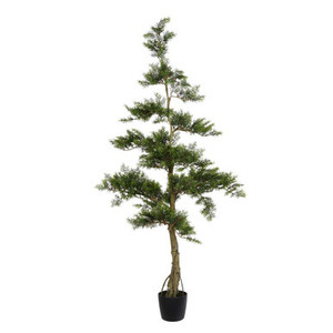  Vickerman TB180160 5ft Artificial Cedar Tree in Pot