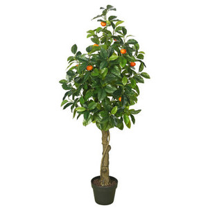 Vickerman TA171201 51" Artificial Real Touch Orange Tree in Pot