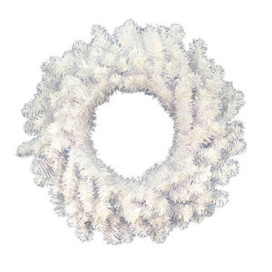Vickerman A805821 20" Crystal White Spruce Wreath 90 Tips