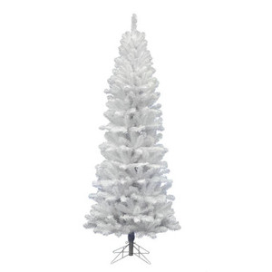 Vickerman A103265 6.5' x 32" White Salem Pencil Pine 493T