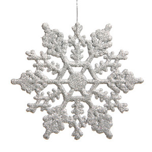 Vickerman M101607 - Silver Snowflake Ornament