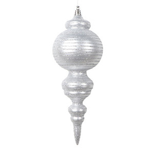 Vickerman MT224507 - Silver Cone Ornament