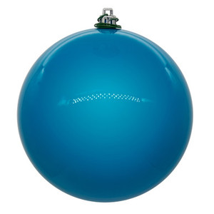 Vickerman N590812DPV - Turquoise Ball Ornament