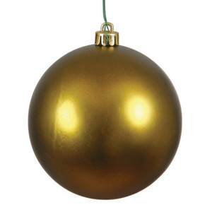 Vickerman N590614DMV - Olive Ball Ornament