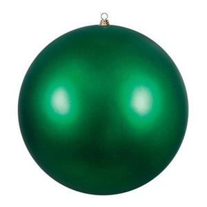  Vickerman 20" Giant Matte Emerald Ball Christmas Ornament UV Resistant 