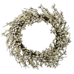 Vickerman 28" White Berry Artificial Christmas Wreath Unlit