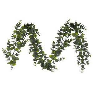 Vickerman 6' Artificial Green Spiral Eucalyptus Garland