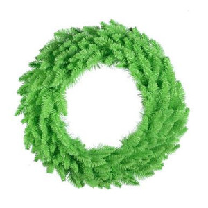  Vickerman 30" Lime Fir Artificial Christmas Wreath Lime Dura-Lit LED lights 