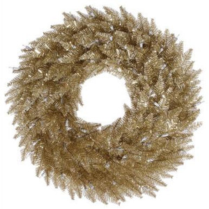 Vickerman 60" Champagne Fir Artificial Christmas Wreath Unlit