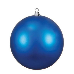 Vickerman 15.75" Blue Matte Ball Christmas Ornament