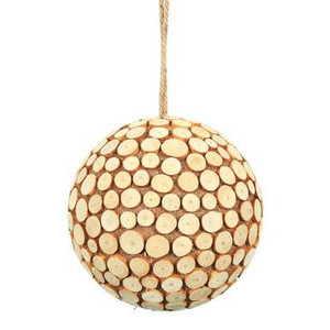 Vickerman 8" Pine Chip Ball Christmas Ornament