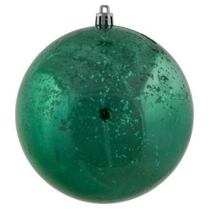 Vickerman 4.75" Sea Foam Shiny Mercury Ball Christmas Ornament 4 per Bag