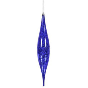Vickerman 13" Purple Mercury Rain Drop Christmas Ornament