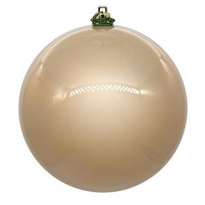 Vickerman 3" Oat Pearl Pearl UV Drilled Ball Christmas Ornament 12 per bag