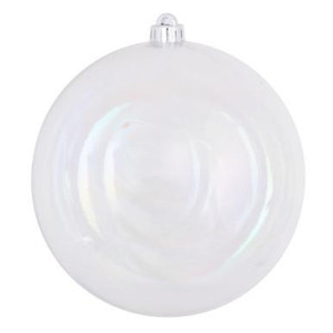  Vickerman 2.75" Clear Iridescent Ball Christmas Ornament 12 per Bag 