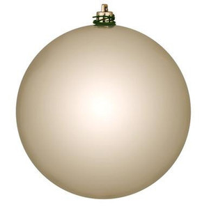 Vickerman 12" Oat Shiny Ball Christmas Ornament