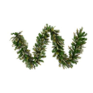  Vickerman 9' Cashmere Artificial Christmas Garland Unlit 