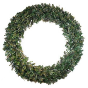 Vickerman 120" Cashmere Artificial Christmas Wreath Unlit
