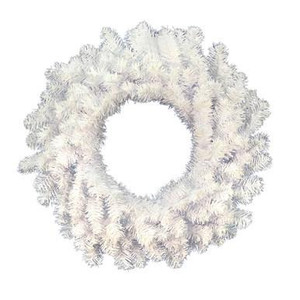 Vickerman 30" Crystal White Spruce Artificial Christmas Wreath Unlit