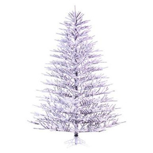 Vickerman 5.5' x 52" Flocked Pistol Pine Artificial Unlit Christmas Tree