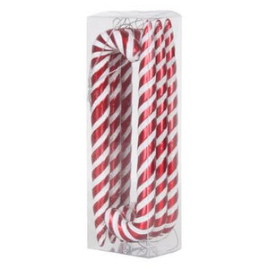  Vickerman 7.5" Red-White Cane Christmas Ornament 6 per Box 